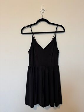 NWT silence + noise black spaghetti strap romper